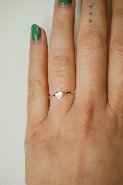 Heart Ring, Sterling Silver
