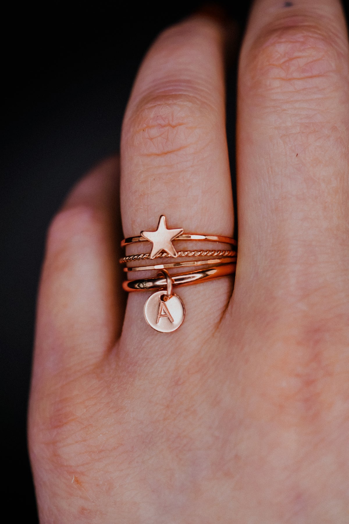 The Julia Set of 4 Stacking Rings