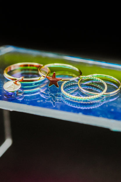 The Julia Set of 4 Stacking Rings