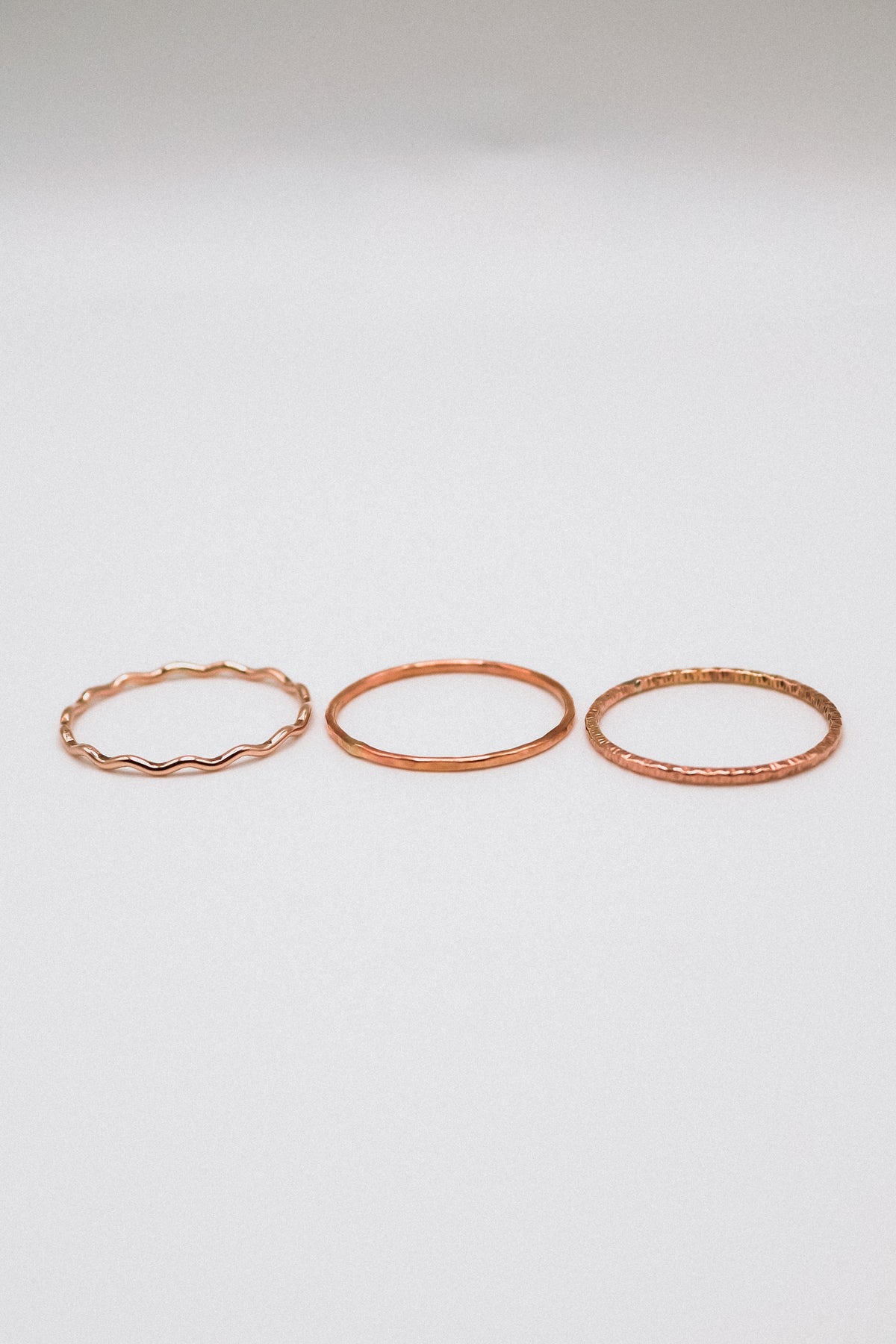 The Madison Set of 3 Stacking Rings