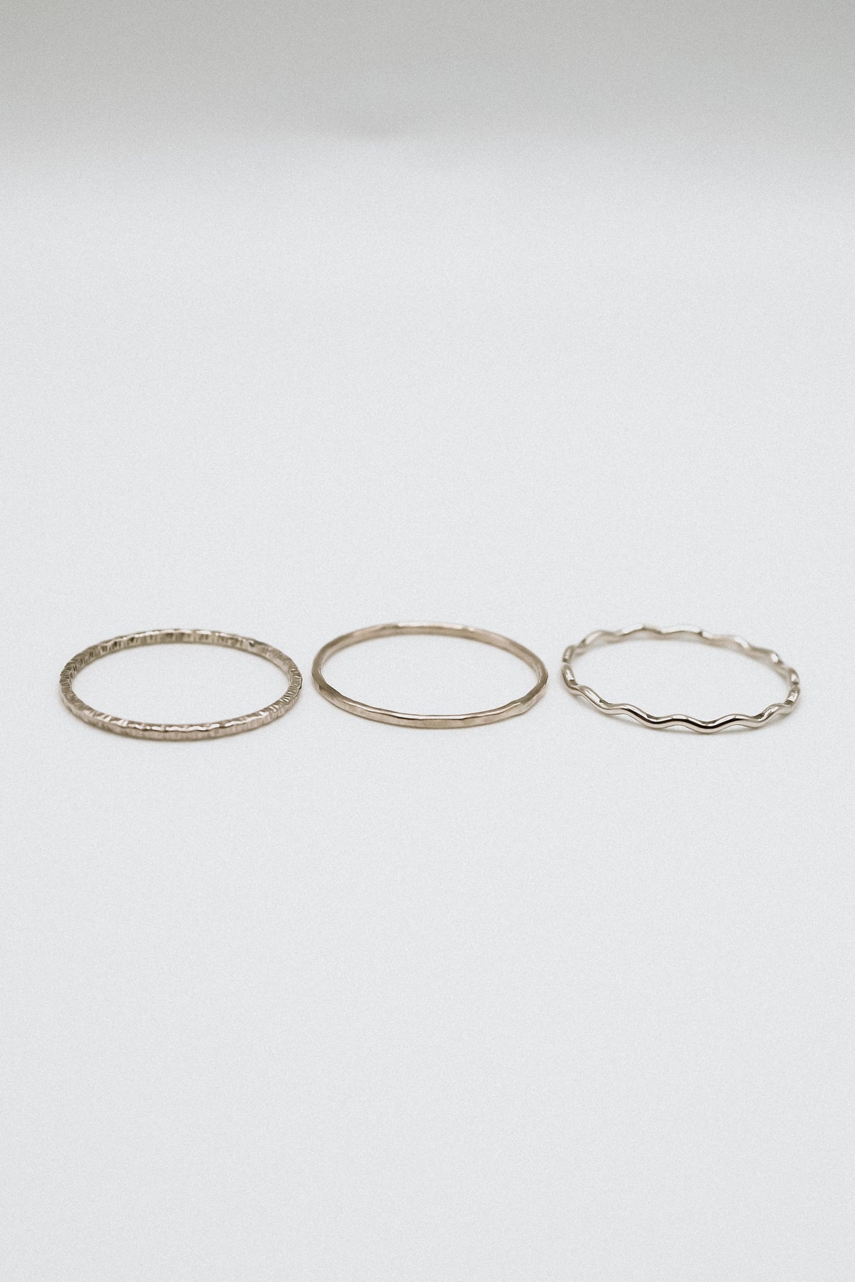 The Madison Set of 3 Stacking Rings
