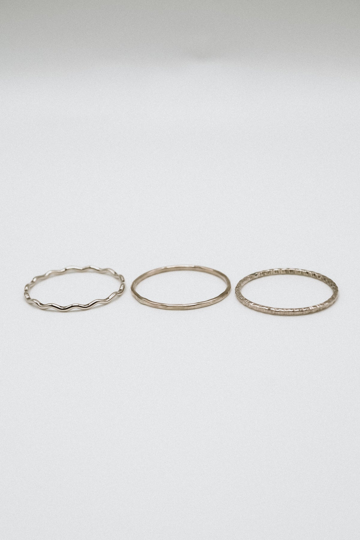The Madison Set of 3 Stacking Rings