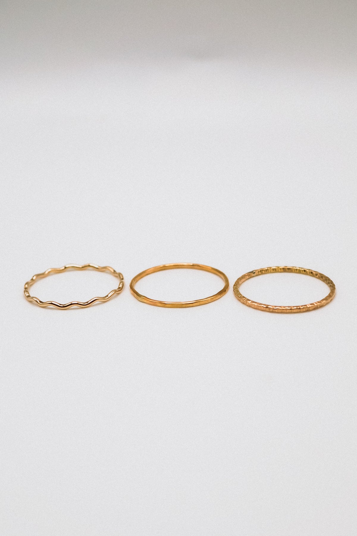The Madison Set of 3 Stacking Rings