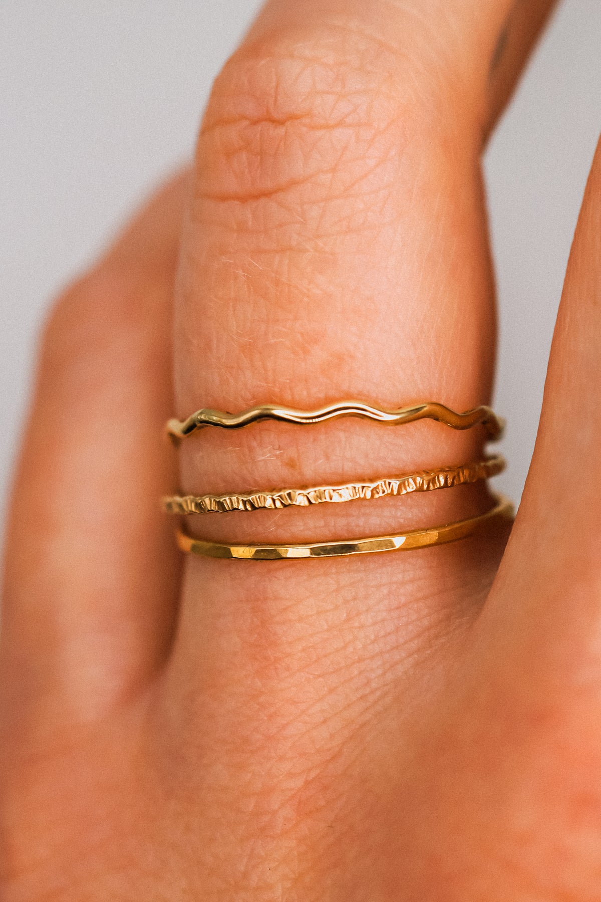 The Madison Set of 3 Stacking Rings
