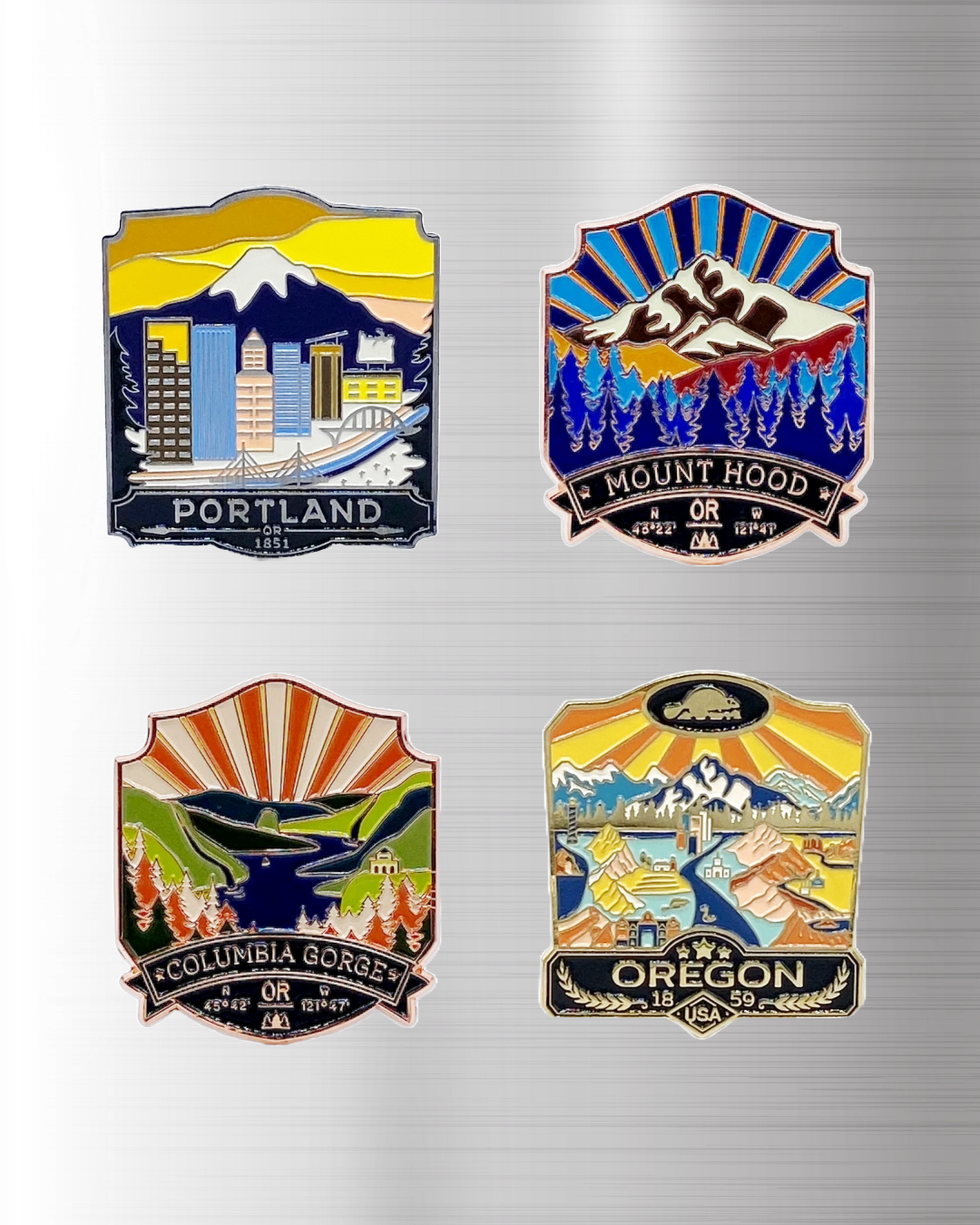 Portland Enamel Magnet