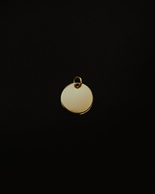 Smooth Medallion Charm