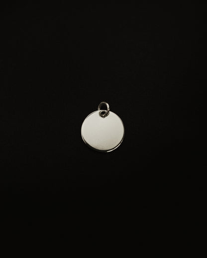 Smooth Medallion Charm