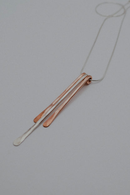 Medium Sunburst Necklace, Gold Fill, Rose Gold Fill, or Sterling Silver