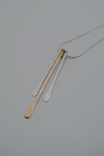 Medium Sunburst Necklace, Gold Fill, Rose Gold Fill, or Sterling Silver