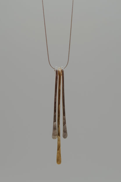 Medium Sunburst Necklace, Gold Fill, Rose Gold Fill, or Sterling Silver