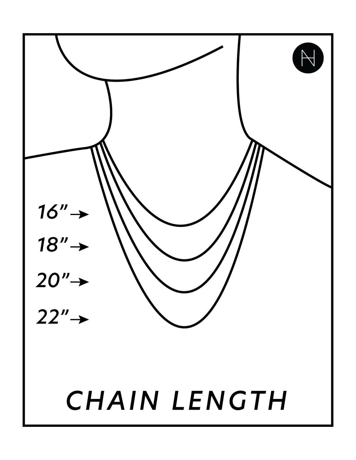 Rectangle Chain Necklace