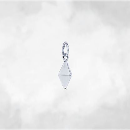 Spike Charm, Sterling Silver