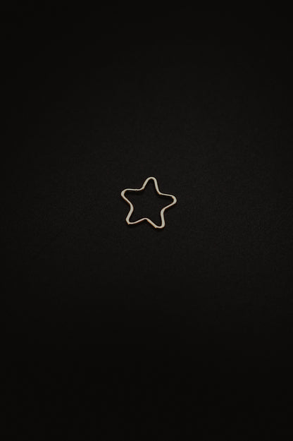 Open Star Charm