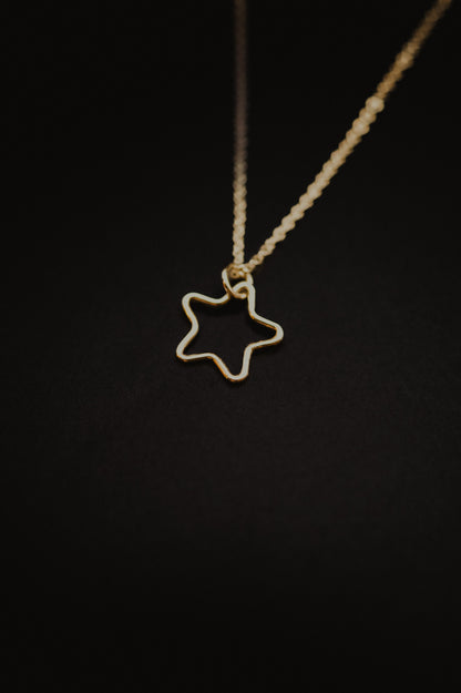 Open Star Charm
