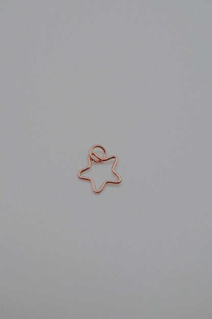 Open Star Charm