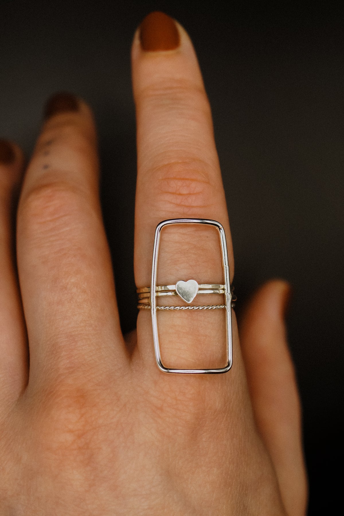 Portal Ring, Sterling Silver
