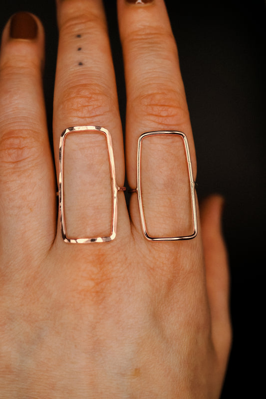 Portal Ring, 14K Rose Gold Fill