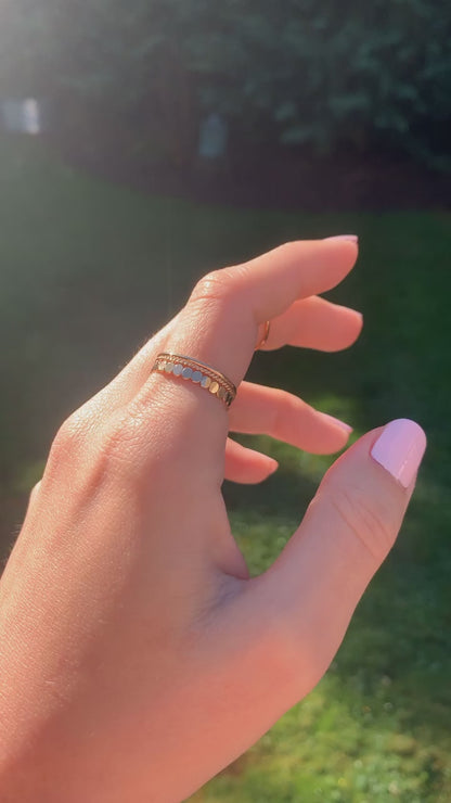 Twist Ring, 14K Gold Fill