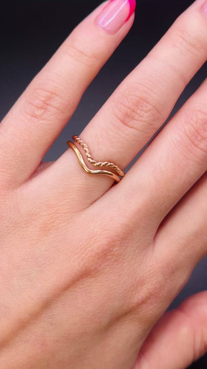 Teardrop Ring, Sterling Silver