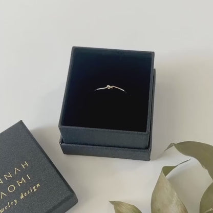 Closed Knot Ring, Sterling Silver