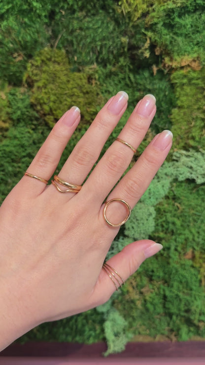Chunky Band, Sterling Silver
