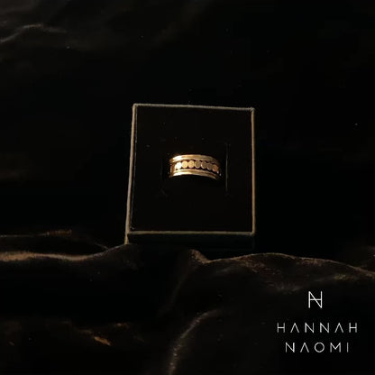 The Classic Bead Set of 5 Stacking Rings, Gold Fill, Rose Gold Fill or Sterling Silver