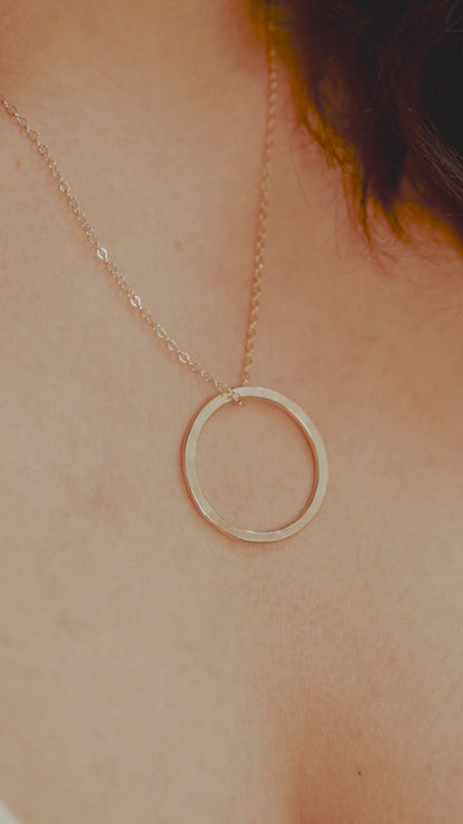Small Open Circle Necklace