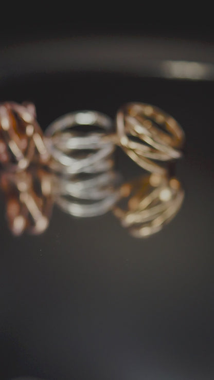 Infinity Spiral Ring, 14K Gold Fill