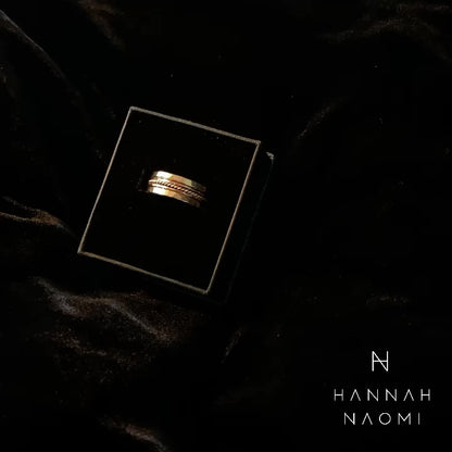 The Ultimate Twist Set of 5 Stacking Rings, Gold Fill, Rose Gold Fill or Sterling Silver