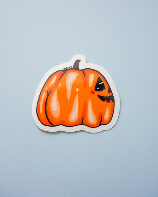 Cheeky Pumpkin Vinyl Sticker