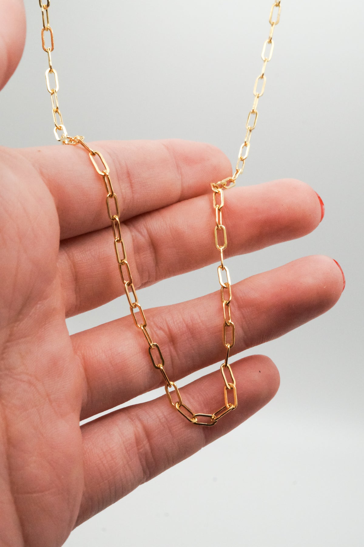 Rectangle Chain Necklace