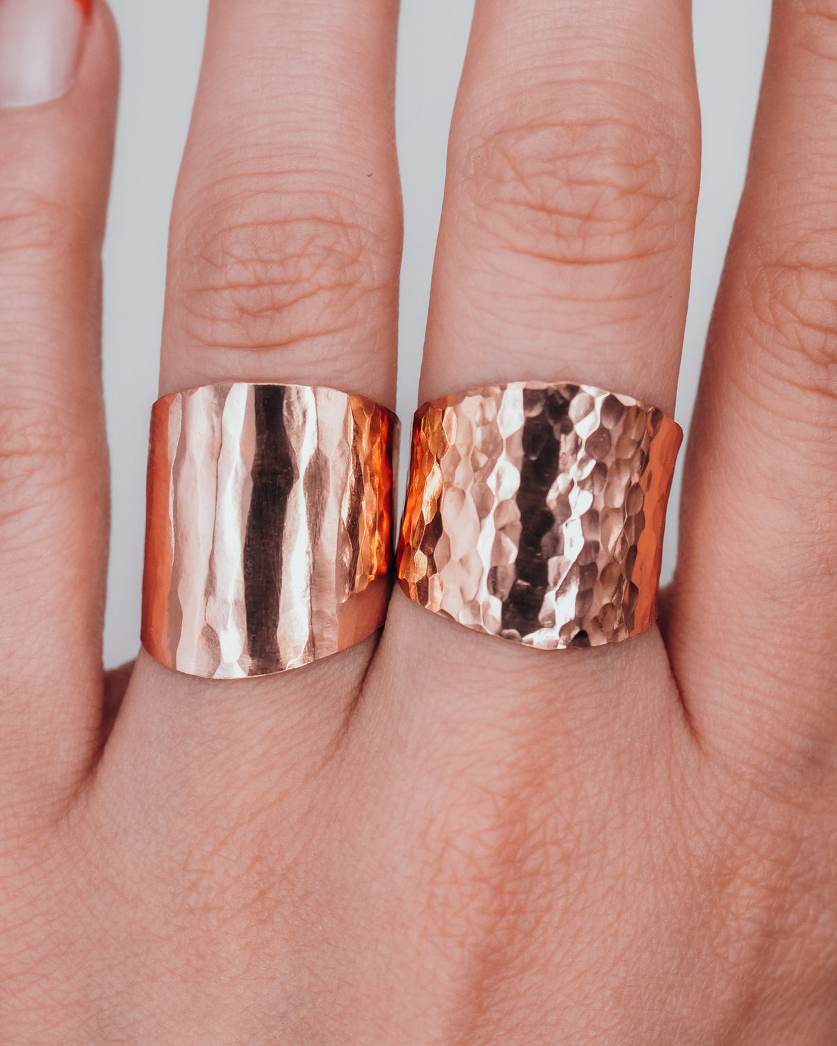 Small Shield Ring, 14K Rose Gold Fill