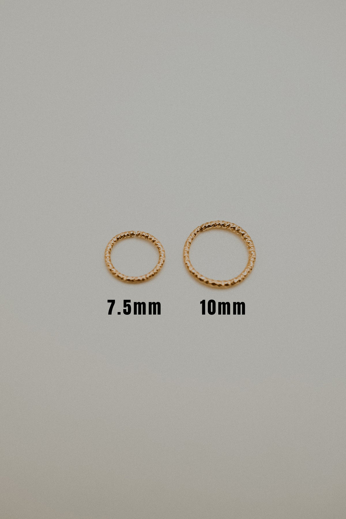 Sparkle Huggie Hoop Earring in Solid 14K Gold