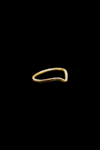 Sparkle Teardrop Ring, 14K Gold Fill