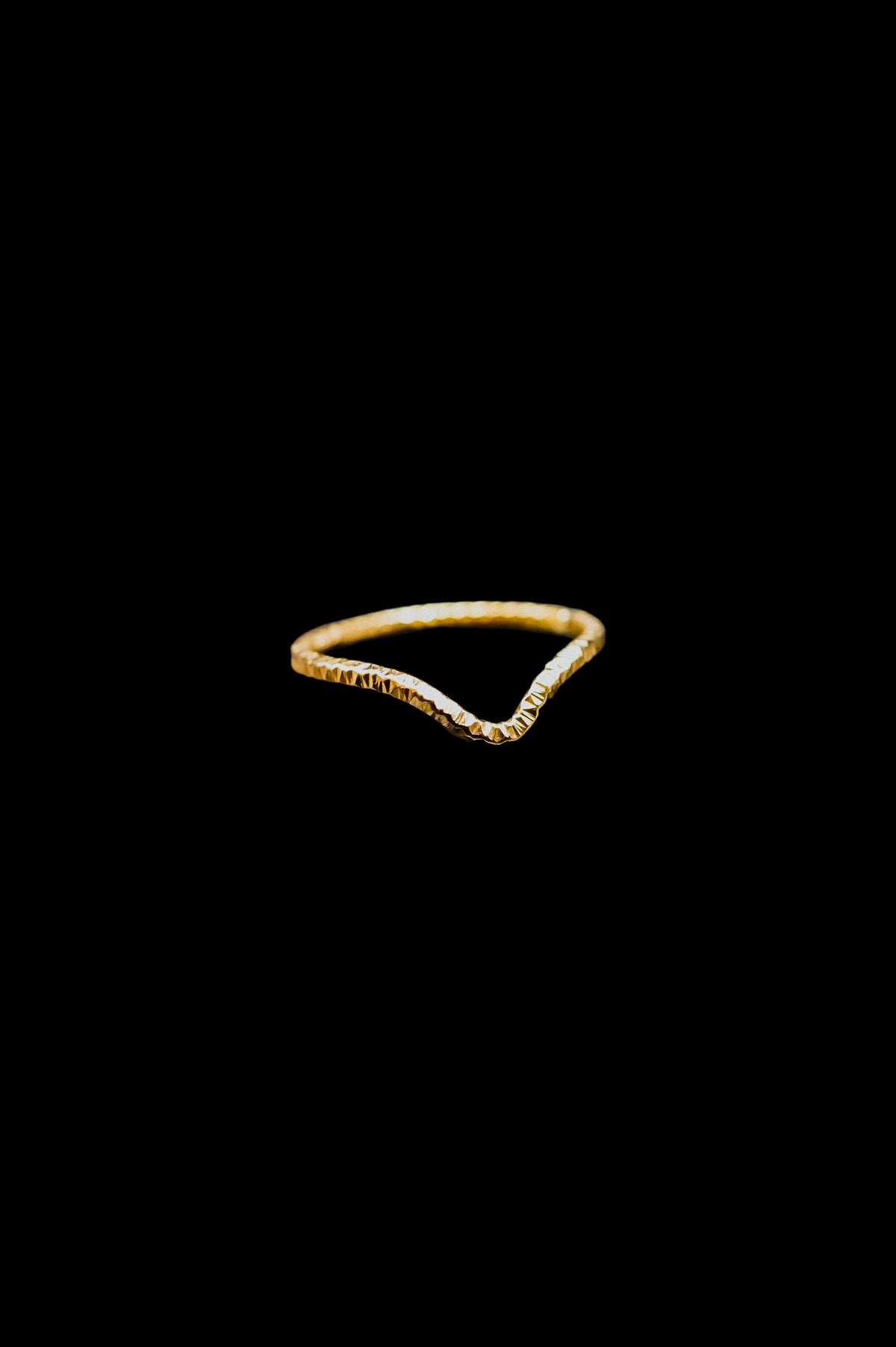 Sparkle Teardrop Ring, 14K Gold Fill