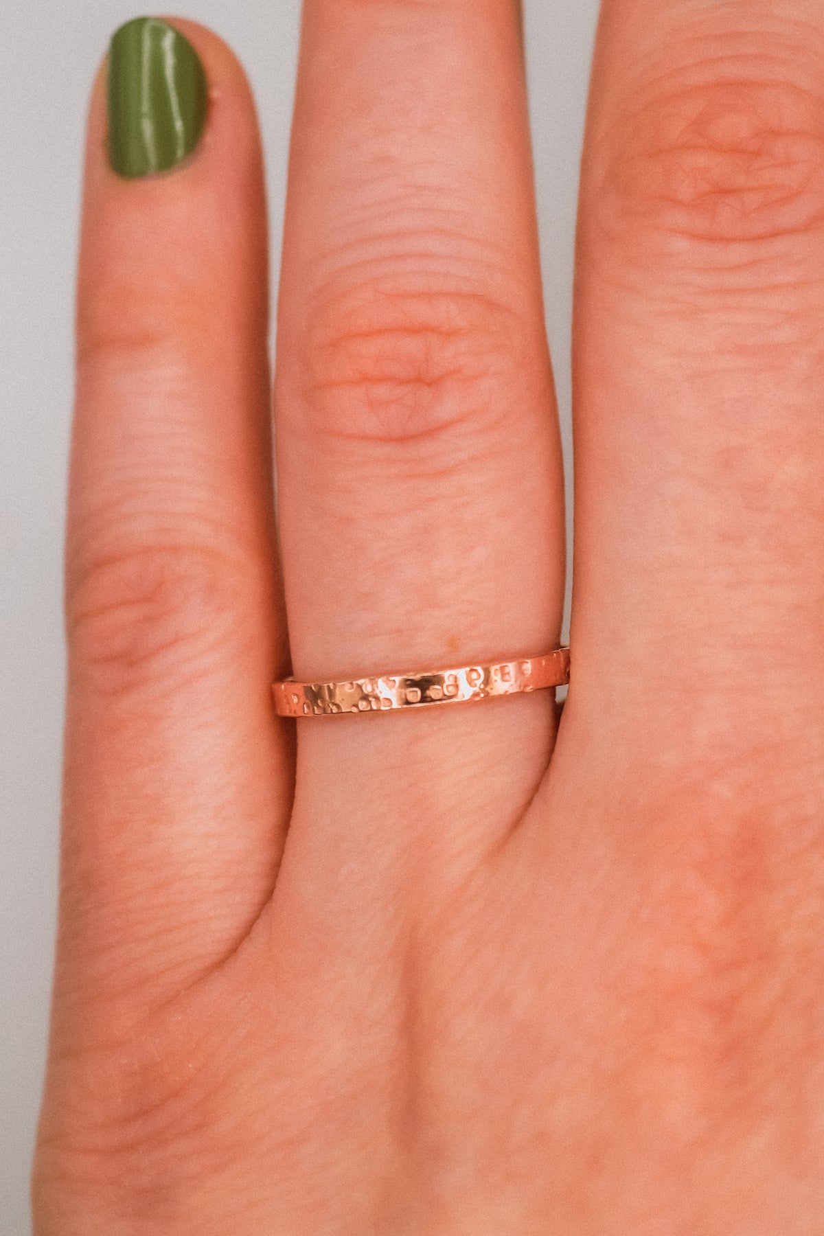 Speckled Band, 14K Rose Gold Fill