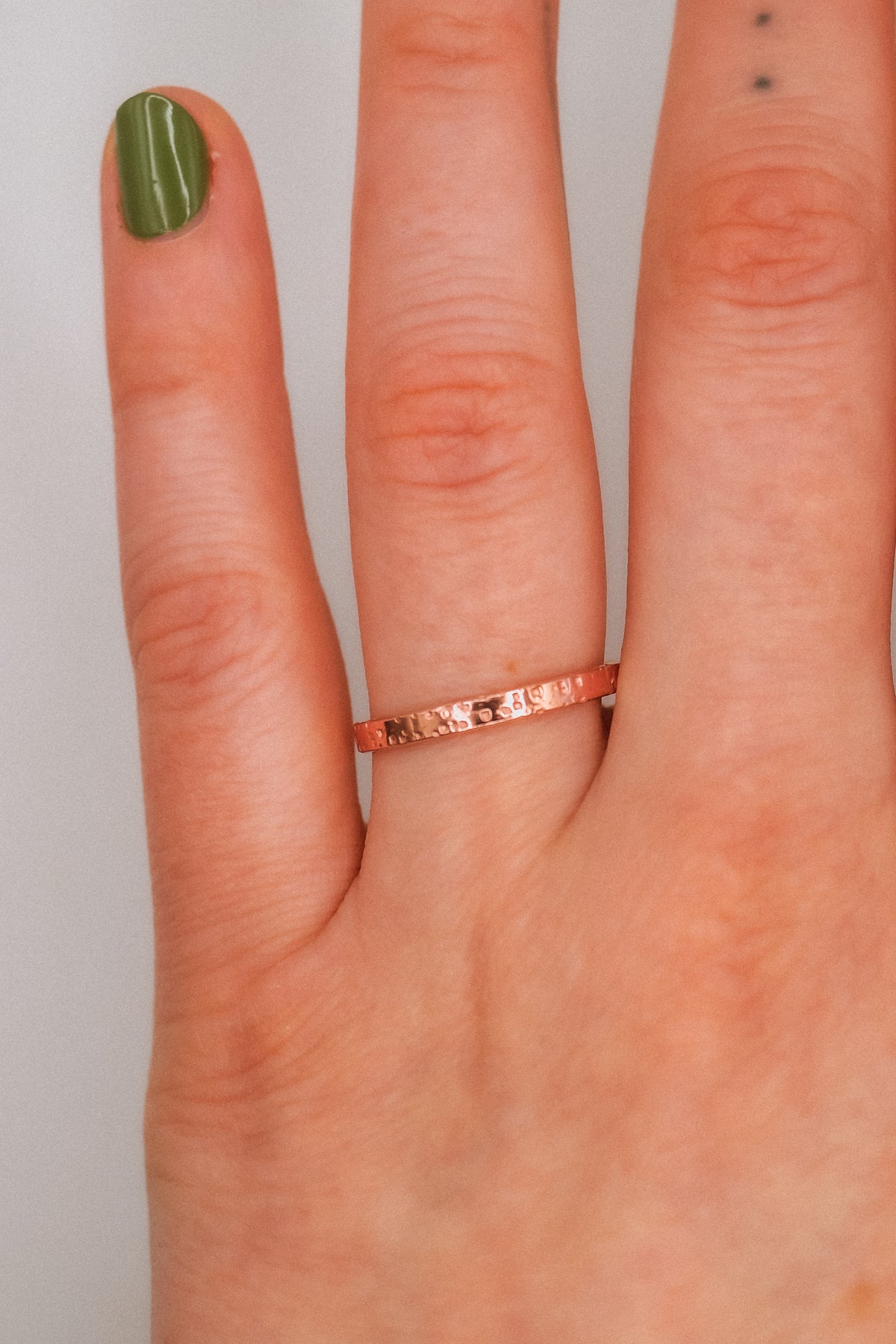 Speckled Band, 14K Rose Gold Fill