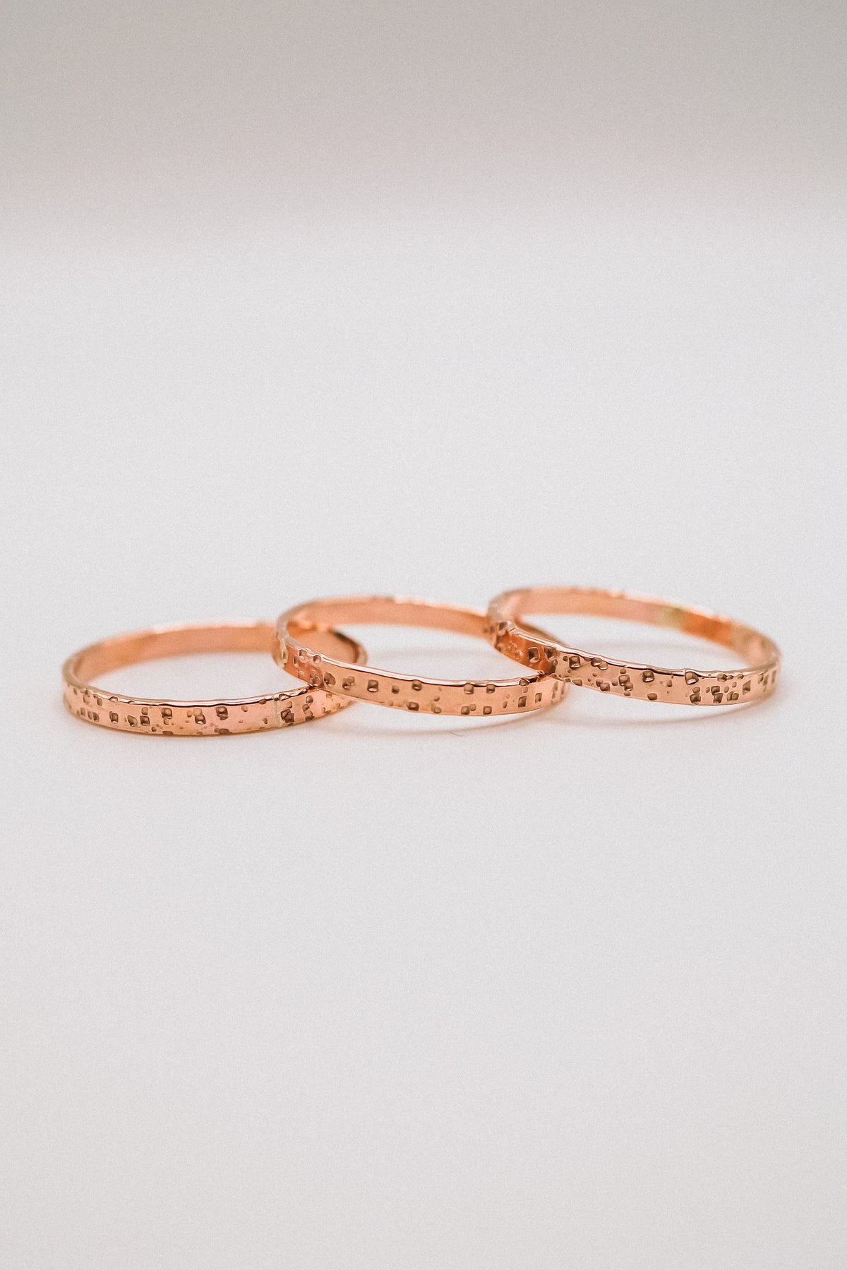Speckled Band, 14K Rose Gold Fill
