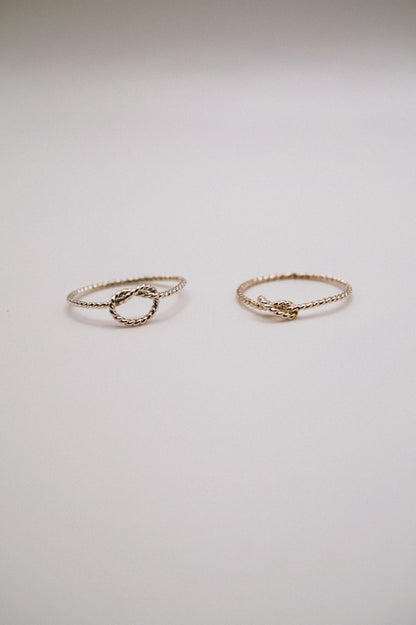 Twist Open Knot Ring, Sterling Silver