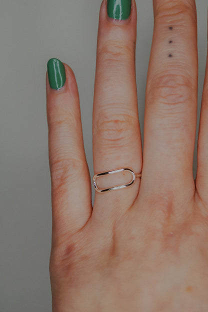 Stadium Ring, Sterling Silver