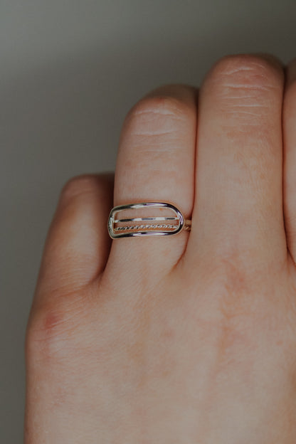 Stadium Ring, Sterling Silver