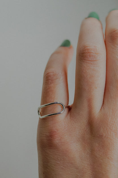 Stadium Ring, Sterling Silver