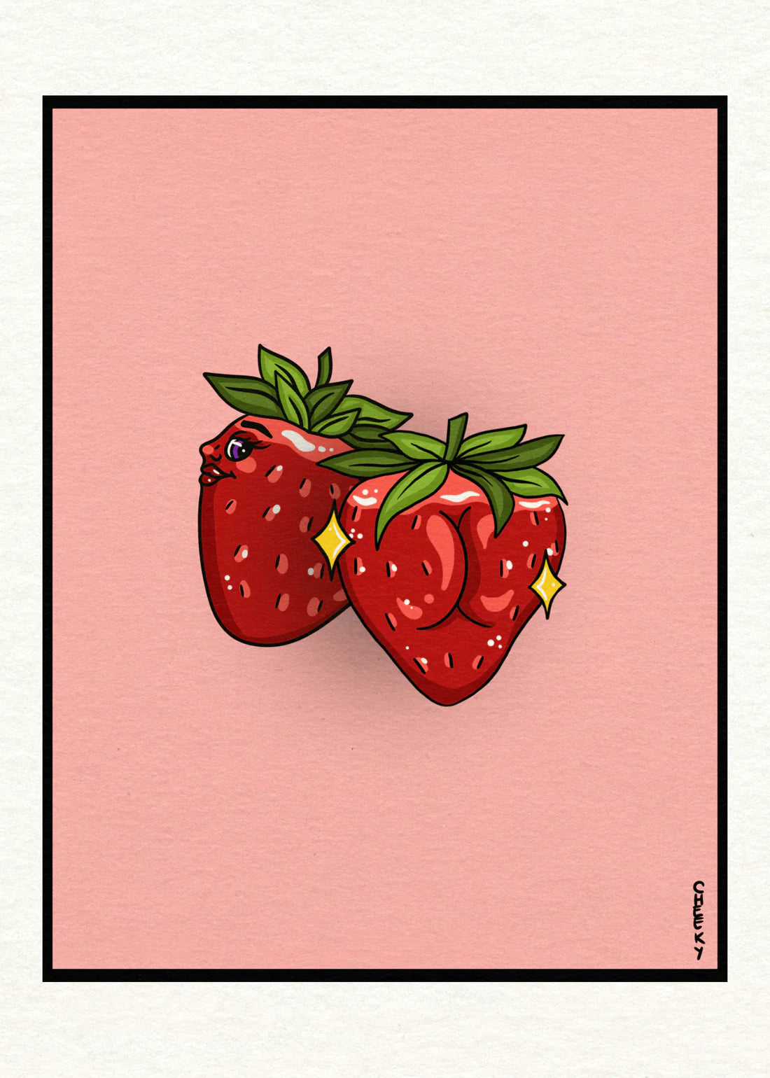 Cheeky Art Print
