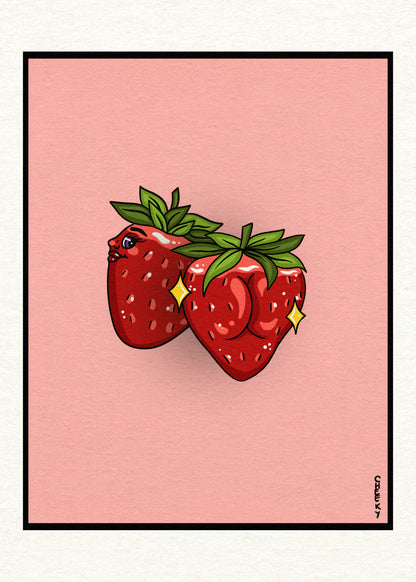 Cheeky Art Print