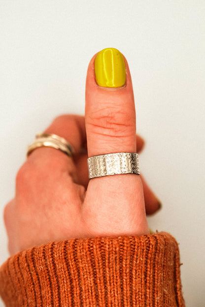 Wide Band, Sterling Silver