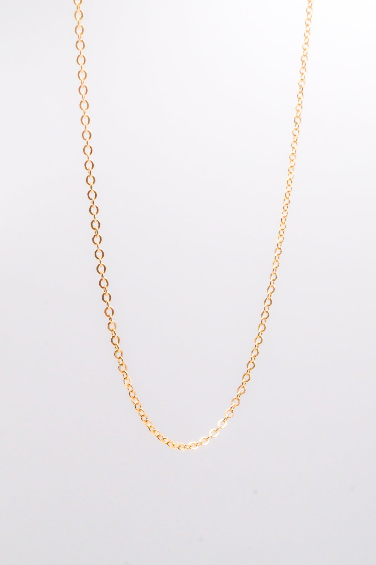 Thin Cable Chain Necklace