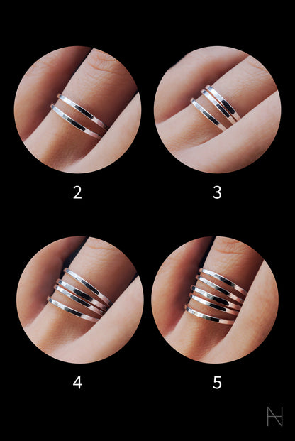 Thick Ring, Sterling Silver