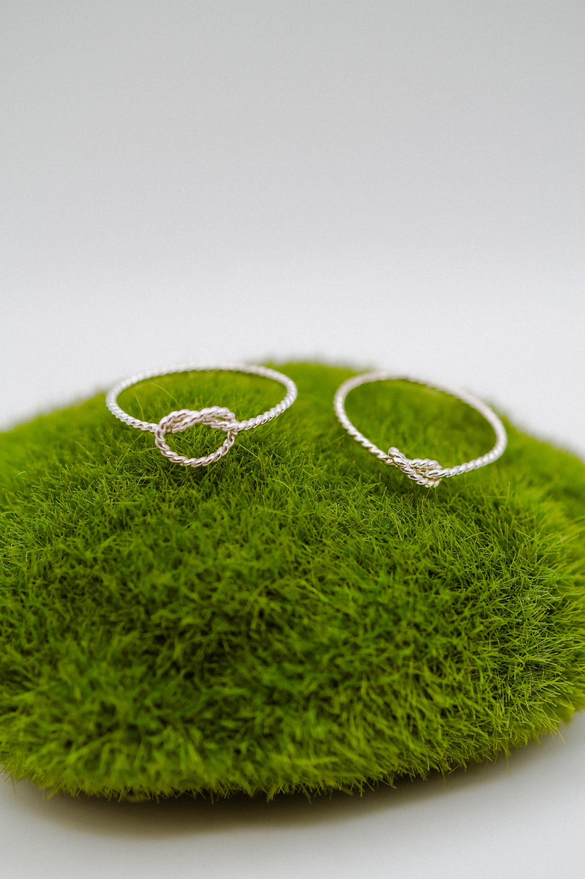 Twist Open Knot Ring, Sterling Silver