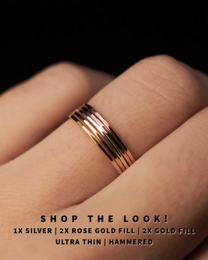 Ultra Thin Ring, 14K Gold Fill