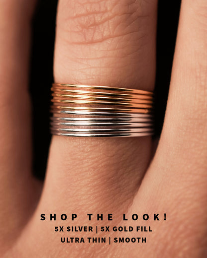Ultra Thin Ring, 14K Gold Fill